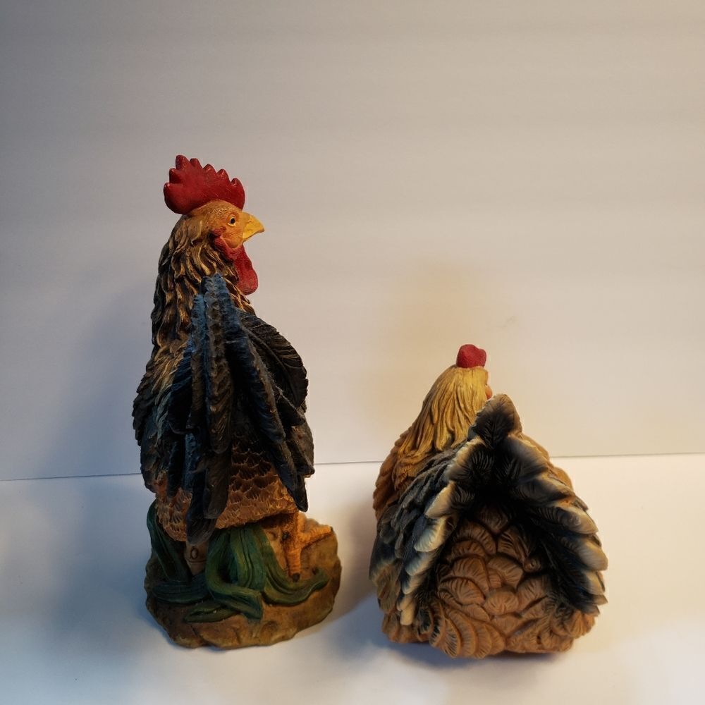 Large Rooster & Hen - Picture 4 of 8